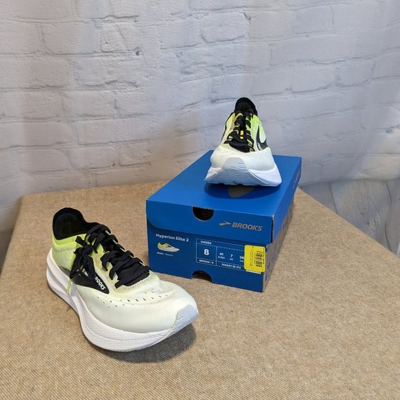 Brooks Other - Brooks Hyperion Elite 2 "White/Silver/Nightlife" Unisex Running Shoe- NIB